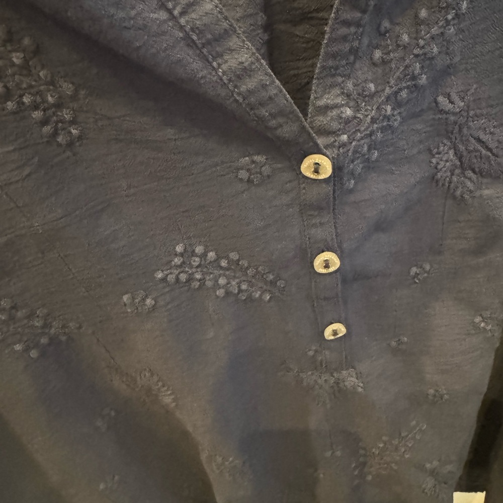Royal Robbins Women's Dark Blue Blouse - Picture 3 of 4